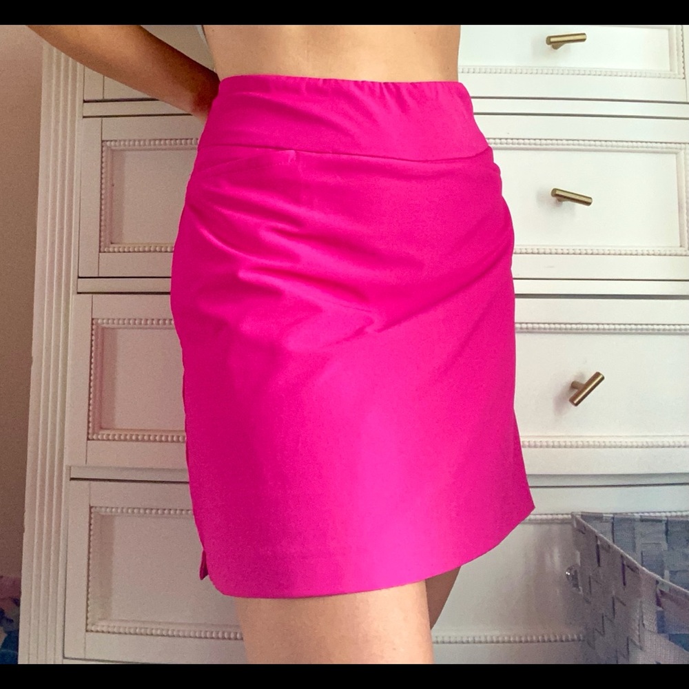 Bright Pink Golf Skort